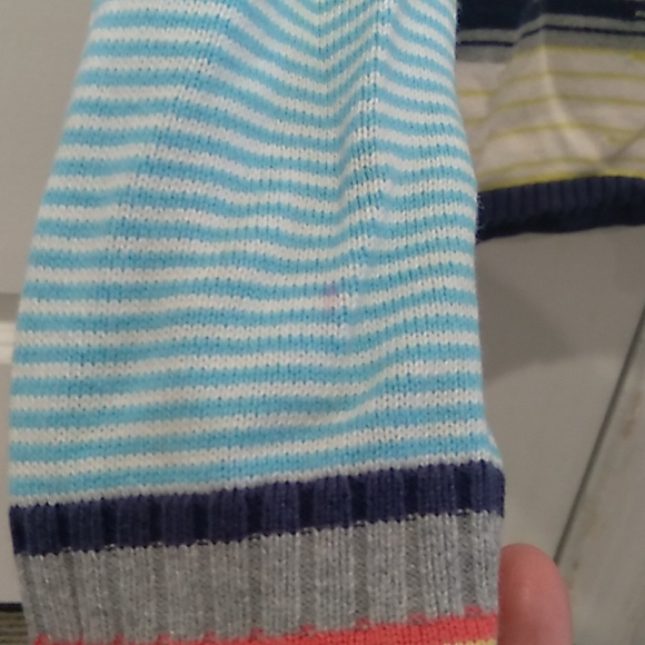 Catamini boys size 8 colorful striped sweater - Picture 6 of 7